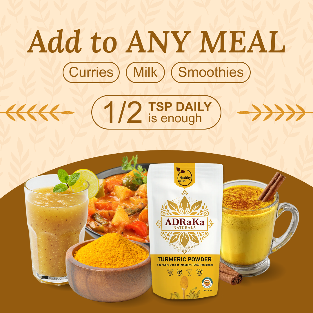 Lakadong Turmeric Powder – Up to 12% Curcumin (Immunity, Joint Health, Anti-Inflammation, Gut Health, Skin Care & Digestive Support)