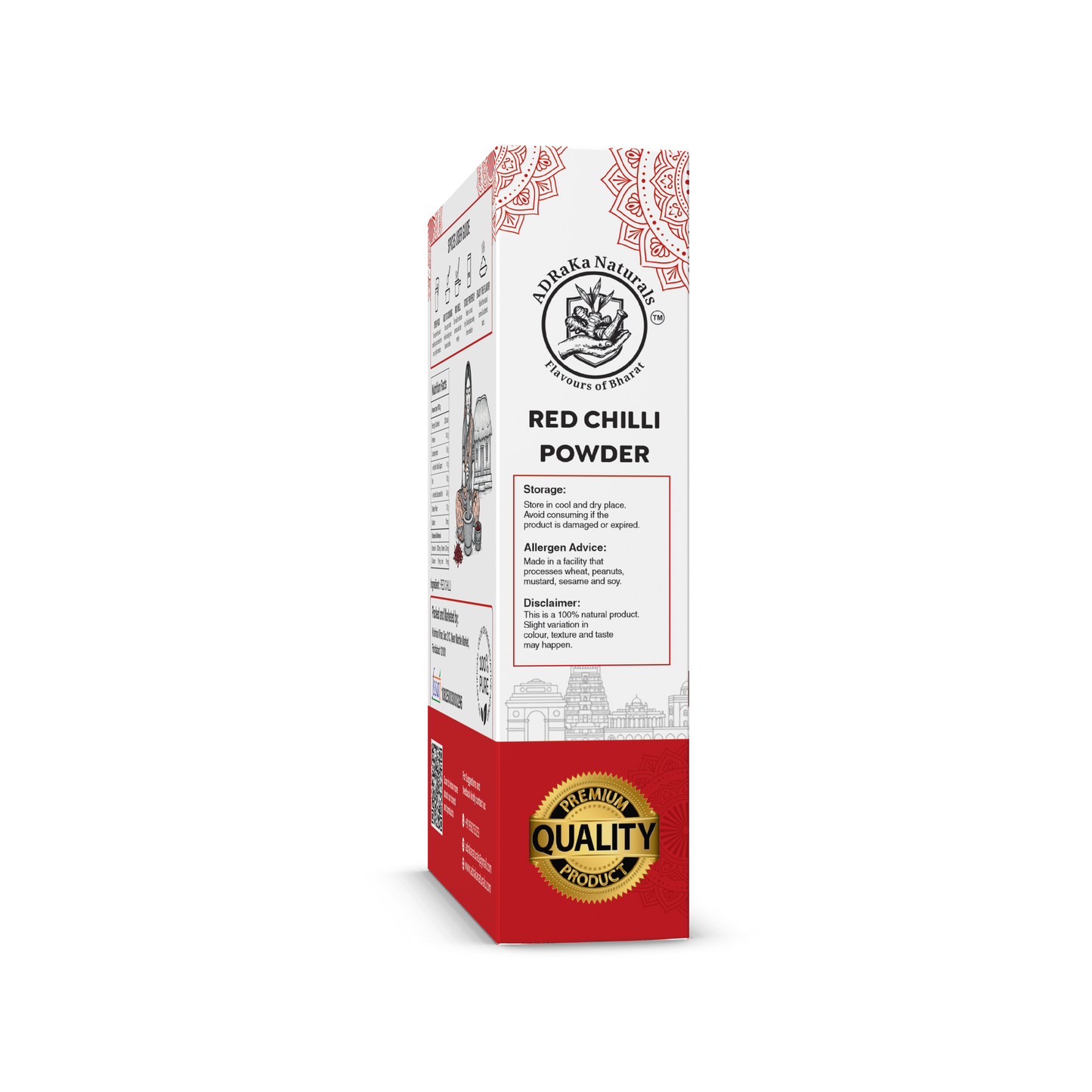 ADRaKa Naturals Kashmiri Red Chilli (Whole) – Deep Colour, Low Heat, No Added Colour