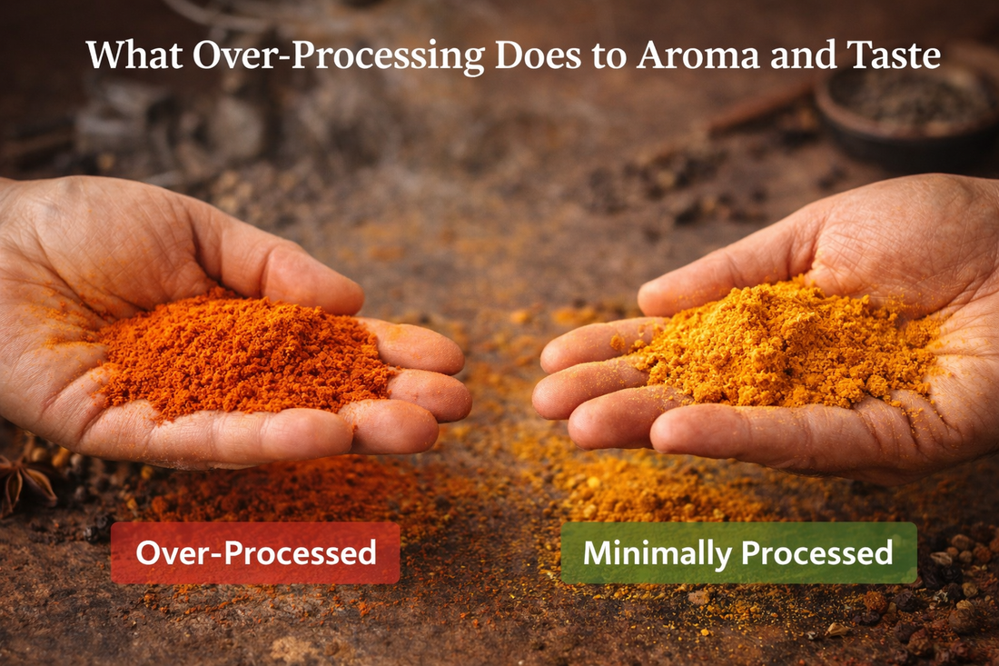What Over-Processing Does to Aroma and Taste