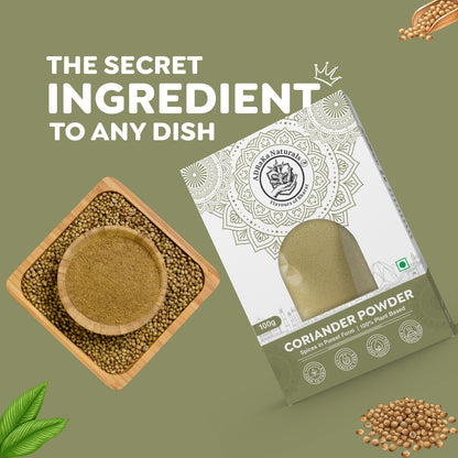 ADRaKa Naturals Coriander Powder – Clean, Aromatic Base For Everyday Cooking