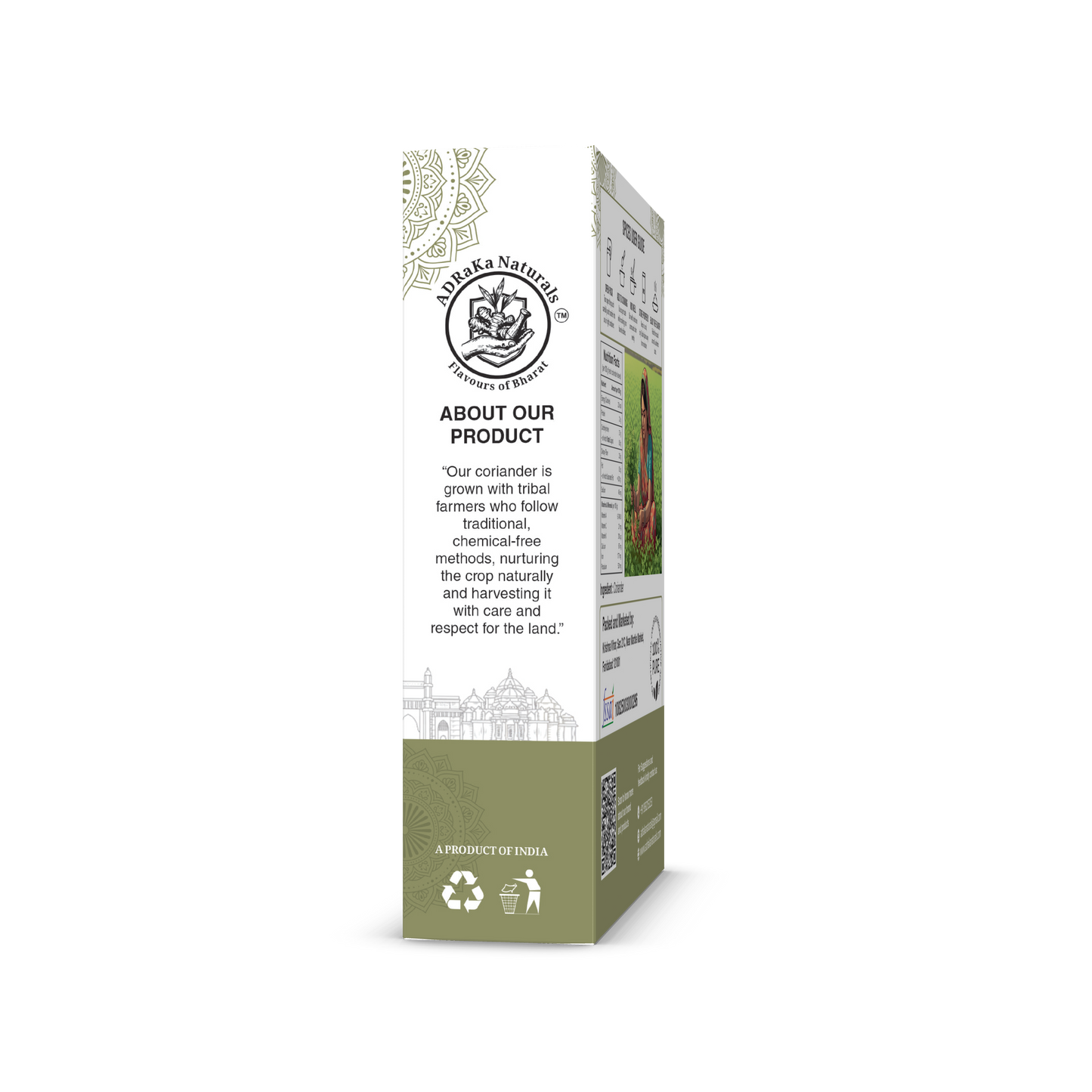 ADRaKa Naturals Coriander Powder – Clean, Aromatic Base For Everyday Cooking