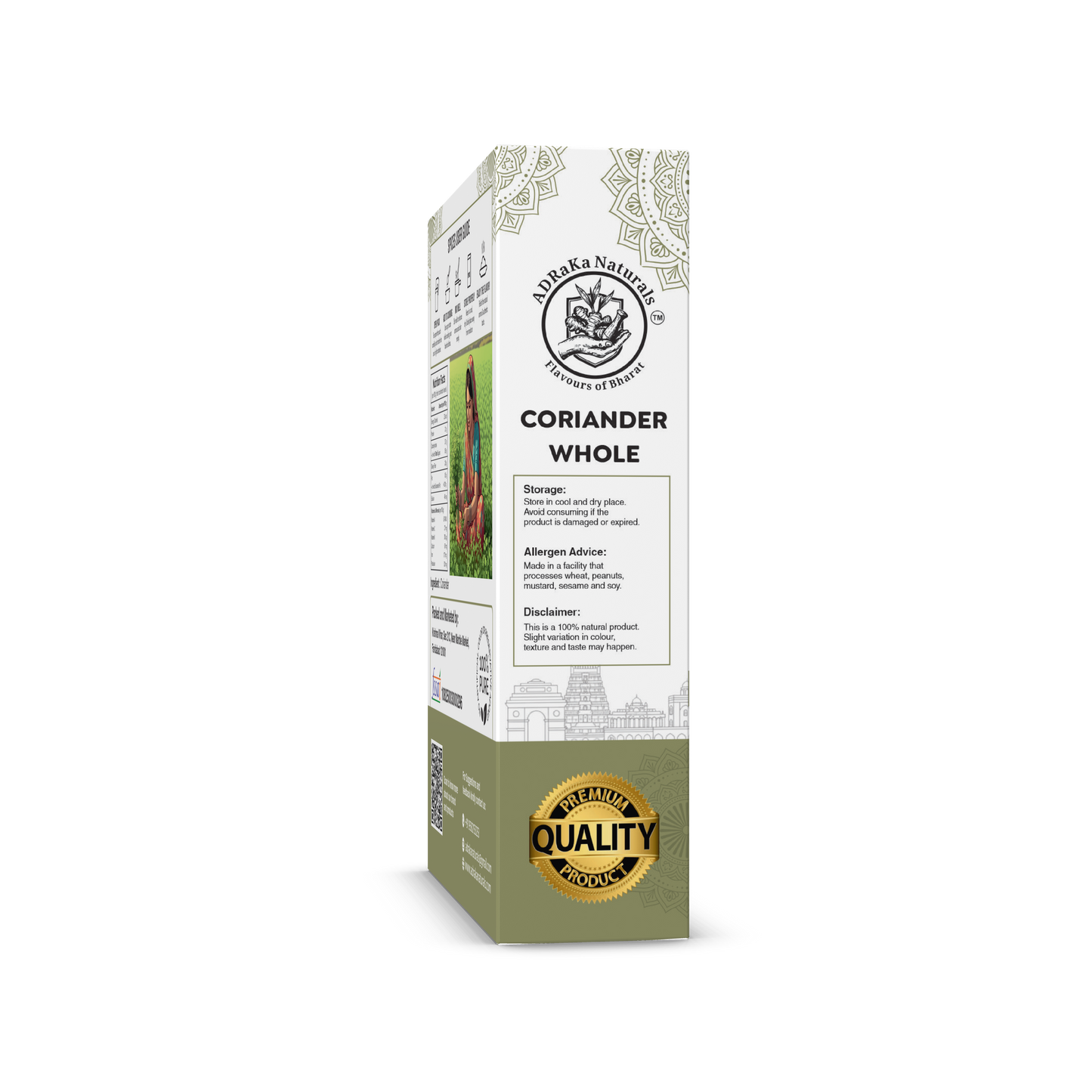 ADRaKa Naturals Coriander Powder – Clean, Aromatic Base For Everyday Cooking