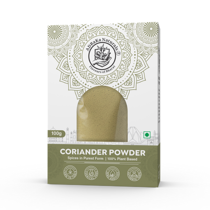 ADRaKa Naturals Coriander Powder – Clean, Aromatic Base For Everyday Cooking