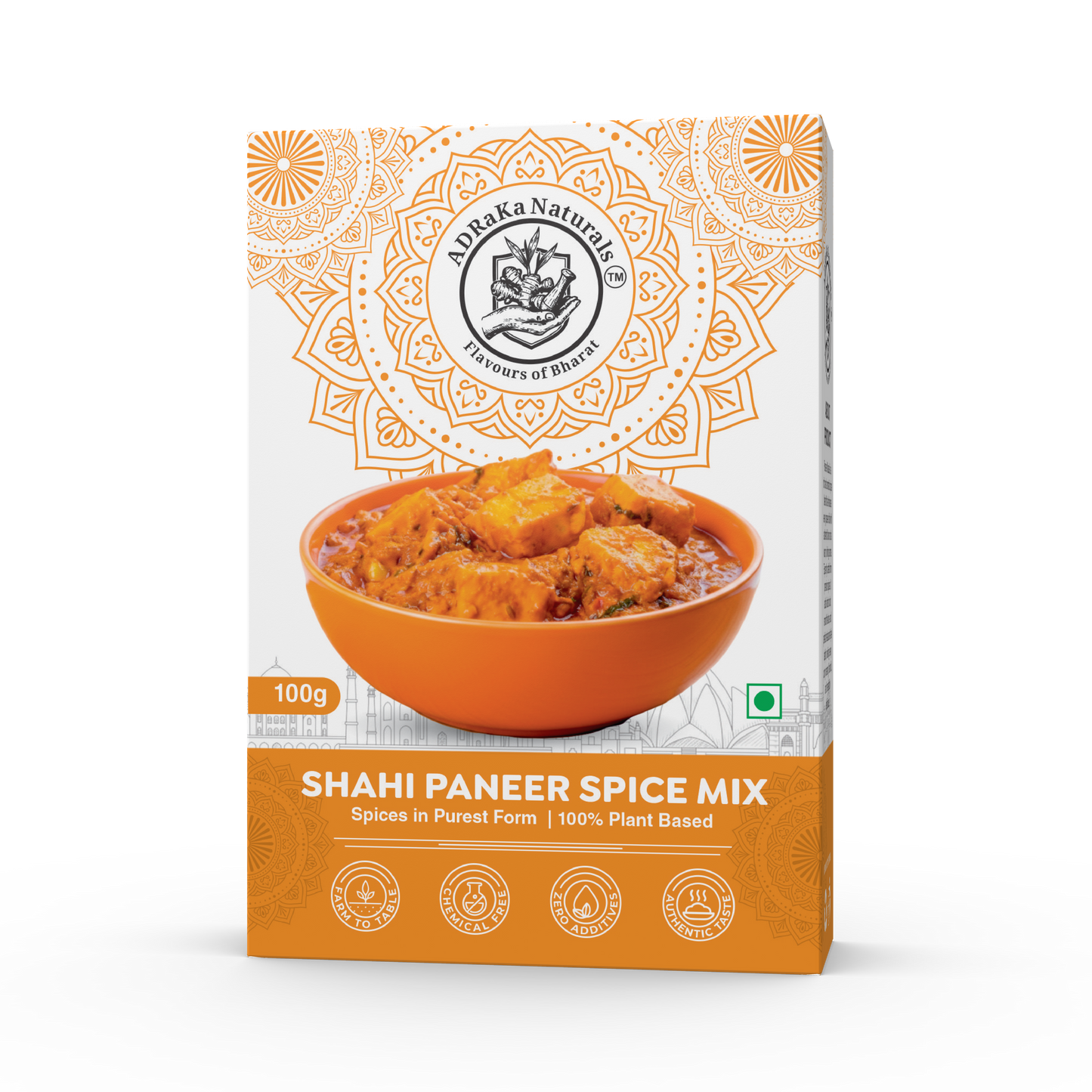 ADRaKa Naturals Shahi Paneer Spice Mix – Rich, Festive Gravy Without Excess Heat