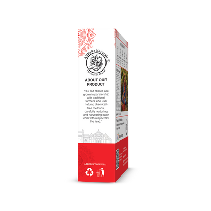 ADRaKa Naturals Kashmiri Red Chilli (Whole) – Deep Colour, Low Heat, No Added Colour