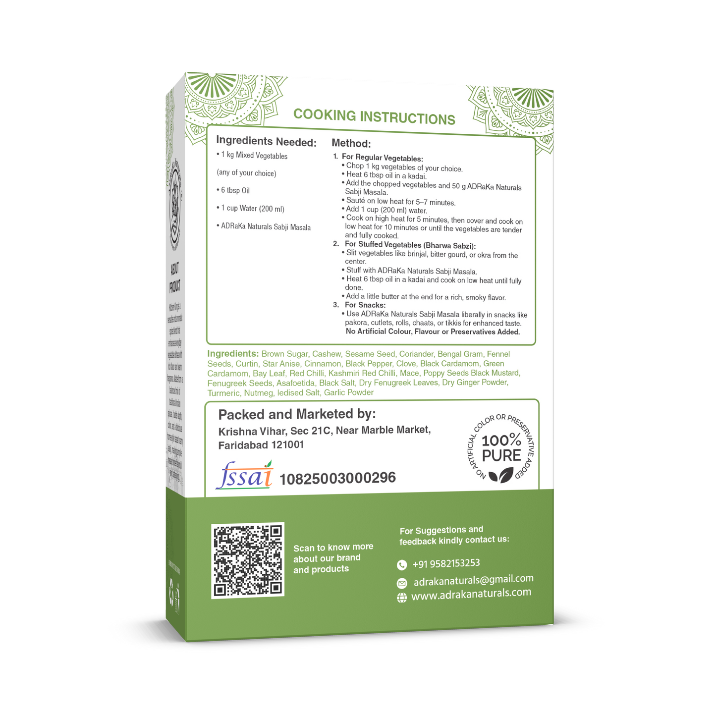 Zaika-E-Sabji Spice Mix